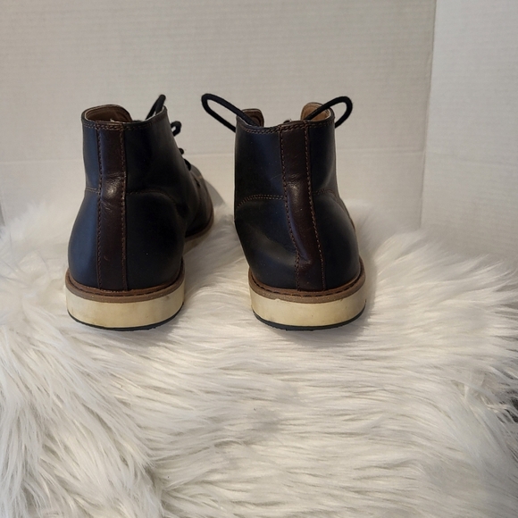 Aldo Men's Black Leather Ankle Boots, Size 11 - Picture 2 of 7